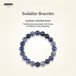 Natural Sodalite Crystal Bracelet