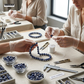 Natural Sodalite Crystal Bracelet