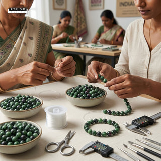 Ruby Zoisite Bracelet – for Growth & Balance