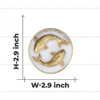 Koi Fish Karma Chakra Selenite Coaster