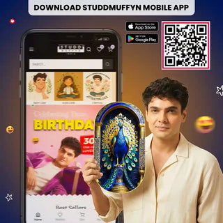 Pyrite–Lapis Peacock Frame [ Capsule Shape ]