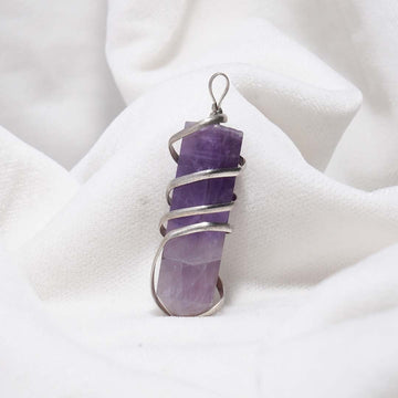 Amethyst Crystal Pendant