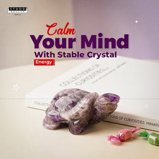 Amethyst Crystal Tortoise| Miniature Series