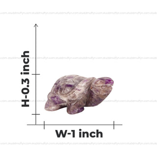 Amethyst Crystal Tortoise| Miniature Series