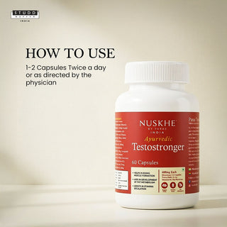 Nuskhe by Paras-Ayurvedic Testostronger for Men -60 Capsules