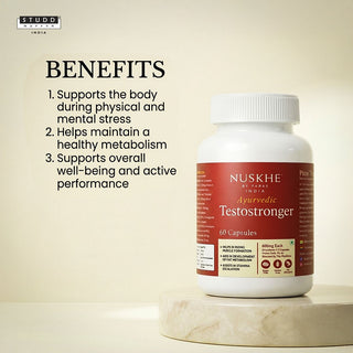 Nuskhe by Paras-Ayurvedic Testostronger for Men -60 Capsules