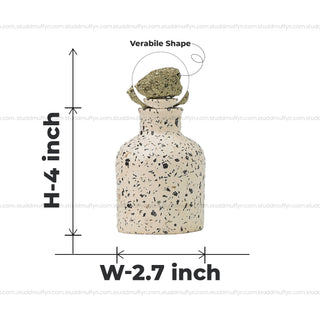 Black Tourmaline Wishlist Vase With Pyrite Geode