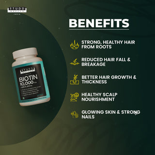Biotin + Amla 10000mcg Capsules ( 20 Capsules )