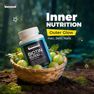 Biotin + Amla 10000mcg Capsules ( 20 Capsules )