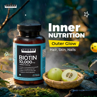 Biotin + Amla 10000mcg Capsules