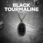 Black Tourmaline (Wearable Pendant without Chain)