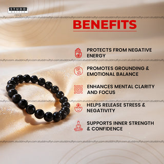 Black Obsidian Crystal Bracelet