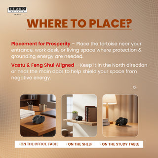 Black Obsidian Crystal Tortoise | Miniature Series