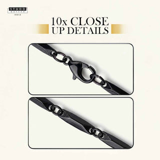 Black Rice Chain – 3mm