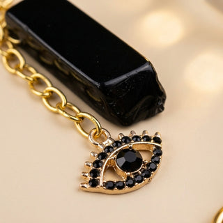 Obsidian Bar + Black Eye Keychain