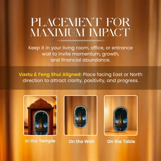 Buddha under Bodhi Tree Pyrite Plate [Capsule shape]