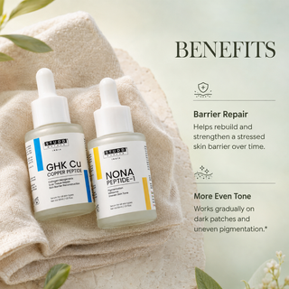 GHK-Cu Copper Peptide + NONA Peptide Serum Duo