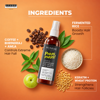 Ayurvedic Phus Phus Rice Hair Mist - Pack of 3