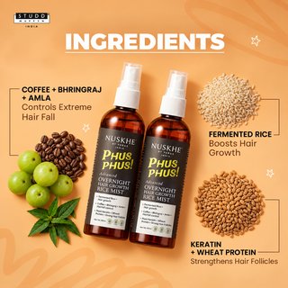 Ayurvedic Phus Phus Rice Hair Mist - Pack of 2