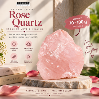 Raw Rose Quartz Geode