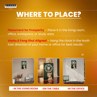 Cheetah Green Aventurine Crystal Clock