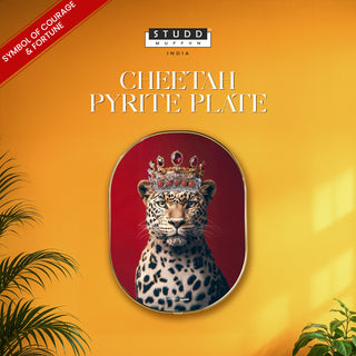 Cheetah Pyrite-Jasper Plate [Capsule Frame]