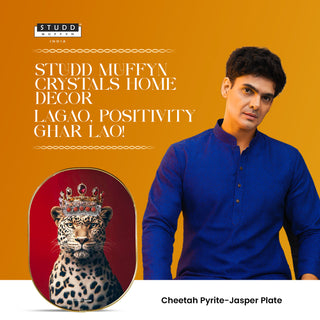 Cheetah Pyrite-Jasper Plate [Capsule Frame]