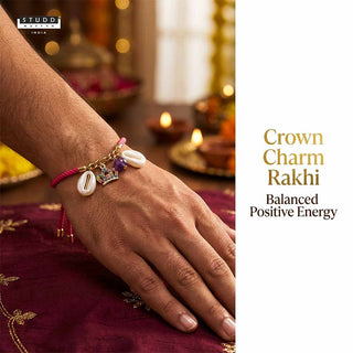 Crown Charm Rakhi