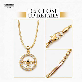 Crystal Eagle Pendant with Chain