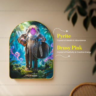 Crystal Jungle Safari I Set of 4