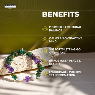 Emotional balance and New Beginning Crystal Chips Bracelet