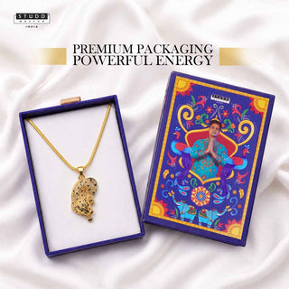 Fierce Tiger Pendant - 24k Gold Tone Plated [ Gold Chain ]
