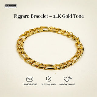 Figgaro Bracelet – 24K Gold Tone