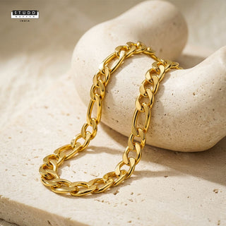 Figgaro Bracelet – 24K Gold Tone