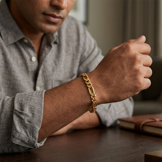 Figgaro Bracelet – 24K Gold Tone