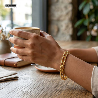 Figgaro Bracelet – 24K Gold Tone
