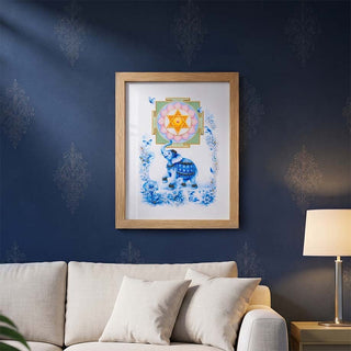 Ganesh Yantra Pyrite Frame