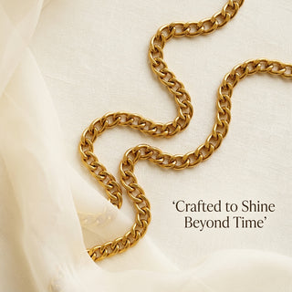 Golden Cuban Chain - 24k Gold Toned