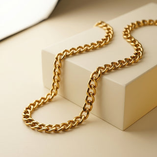 Golden Cuban Chain - 24k Gold Toned