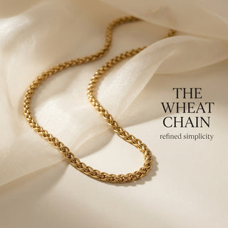 GOLDEN Wheat Chain - 24k Gold Toned