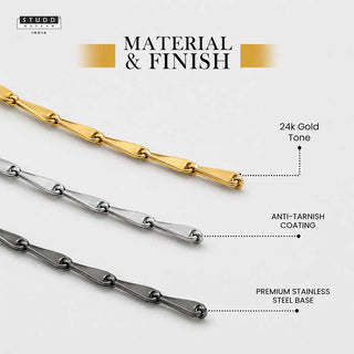 Golden Rice Chain - 24K Gold-Toned 0.5mm