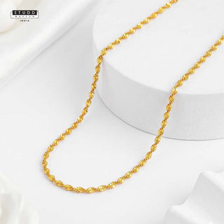 Twisted , Satellite, Velore Snake Chain (45cm) [ PACK OF 3 ]