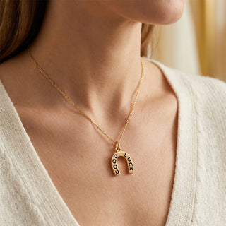 Good Luck Pendant - 24K Gold Tone