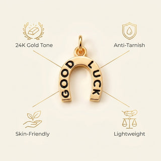 Good Luck Pendant - 24K Gold Tone