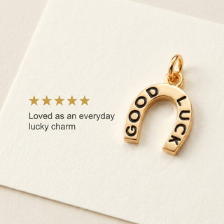 Good Luck Pendant - 24K Gold Tone