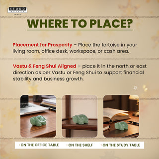 Green Aventurine Crystal Tortoise | Miniature Series