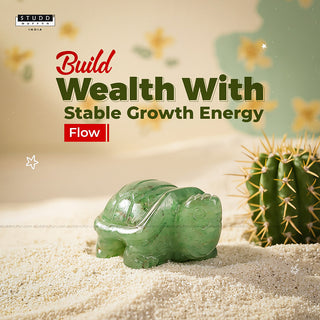 Green Aventurine Crystal Tortoise | Miniature Series