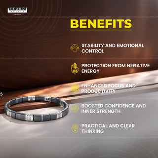 Gun Metal Grey Hematite Sleek Bracelet