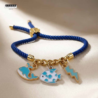 Blue Charm Rakhi