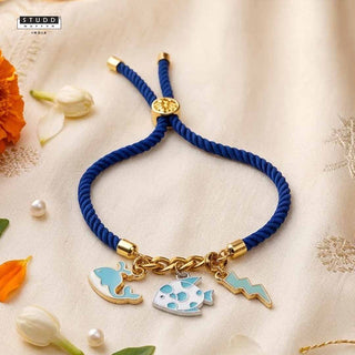 Blue Charm Rakhi